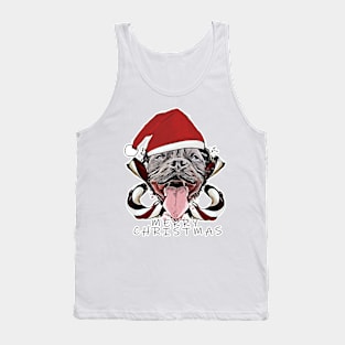 Staffordshire Bull Terrier Christmas Tank Top